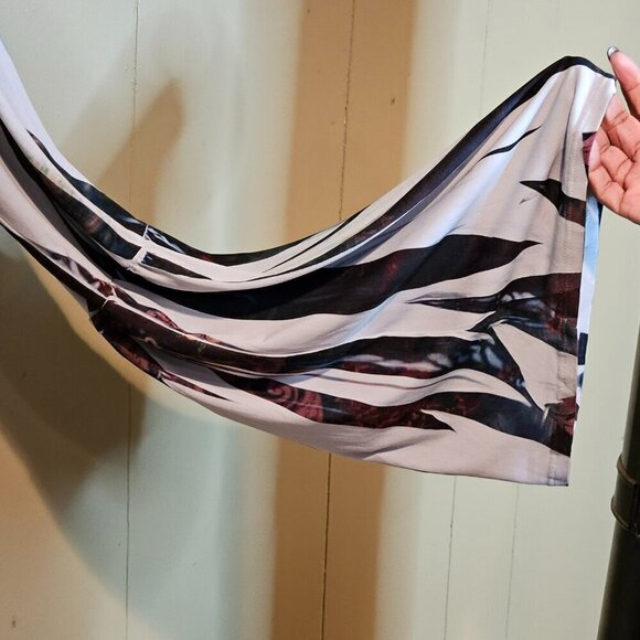 Boho Chic Women's Bohemian Tunic Top with Bell Sleeves, Plus-Size 3X, Stretchy - Picture 3 of 5